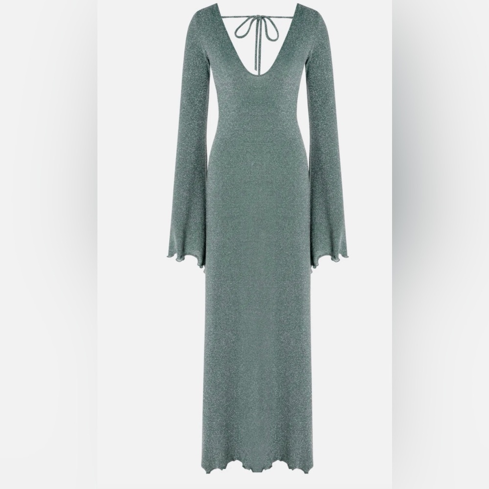 Elegant Green Maxi Dress